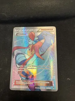 Carte Pokemon - DRESSEUR CAROLINA 122/122 - Full Art - XY - RUPTURE TURBO - FR - Image 1