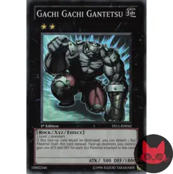 Yugioh Gachi Gachi Gantetsu YS11-EN042 Super Rare 1st Edition NM - Image 1