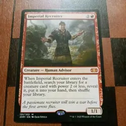Mtg Imperial Recruiter NM/M Double Masters Mythic Rare Magic Tutor Card - Image 1