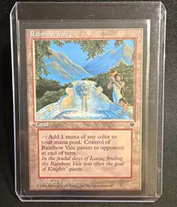 RAINBOW VALE HP Fallen Empires Reserved List mtg Magic fast shipping - Image 1