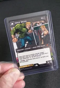 Eddie Brock Venom Lethal Protector mtg Mythic 224 Spider Man Magic The Gathering - Image 2