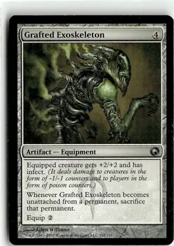 2011 Scars of MIrrodin Grafted Exoskeleton Duel_Deck/Uncommon #162 - Image 1