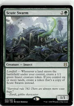 2020 Zendikar Rising Scute Swarm Expansion/Rare #203 - Image 1