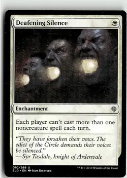 2019 Throne of Eldraine Deafening Silence Expansion/Uncommon #10 - Image 1