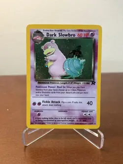 Pokemon Dark Slowbro TCG Holo Rare Card 12/82 Lightly Played LP Condition - Image 1