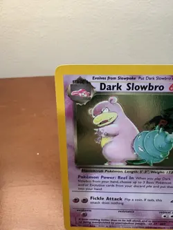 Pokemon Dark Slowbro TCG Holo Rare Card 12/82 Lightly Played LP Condition - Image 2