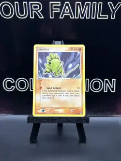 Larvitar 11/17 Pop Series 1 Pokemon TCG Regular Common 2004 LP - Image 1