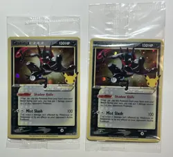Pokemon TCG Greninja Promo Holo SWSH144 2 unopened Cards - Image 1