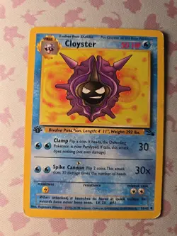 Pokemon TCG Cloyster Fossil 32/62 Regular 1999-2000 Wizards Base Set... - Image 2