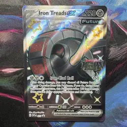 Pokemon TCG Iron Treads EX 073 Paldean Fates Stamped Black Star Promo - Image 1