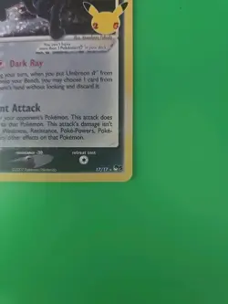 Pokemon TCG: Umbreon Gold Star 17/17 Celebrations 25th Anniversary NM - Image 2