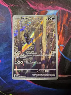 Deino - 146/086 Illustration Rare SV: White Flare Pokemon TCG Near Mint NM - Image 1