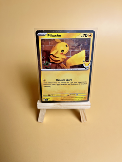 Pikachu 51/162 Stamped 2026 Pokemon Day 30th Anniversary Promo TCG : W/Coin - Image 2