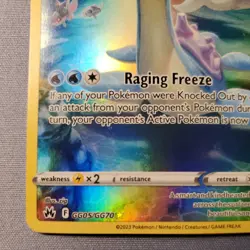 Lapras GG05/GG70 Ultra Rare Crown Zenith: Galarian Gallery Pokemon TCG NM - Image 5