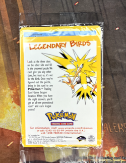 Pokemon - Sealed Legendary Birds Articuno - Black Star Promo #22 - NM - Image 1