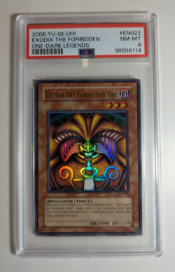 Exodia the Forbidden One DLG1-EN022 Yu-Gi-Oh! TCG - PSA 8 - Image 3