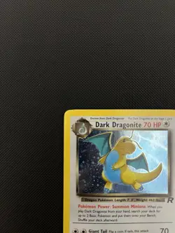 Pokemon Dark Dragonite Holo Rare TCG Card 5/82 LP-/MP+ - Image 2