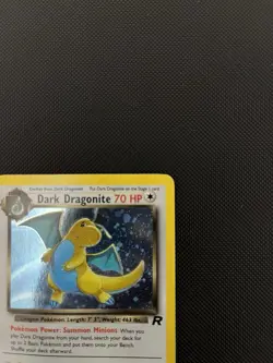 Pokemon Dark Dragonite Holo Rare TCG Card 5/82 LP-/MP+ - Image 3