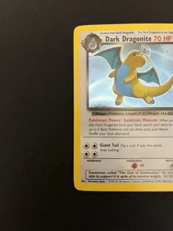 Pokemon Dark Dragonite Holo Rare TCG Card 5/82 LP-/MP+ - Image 5