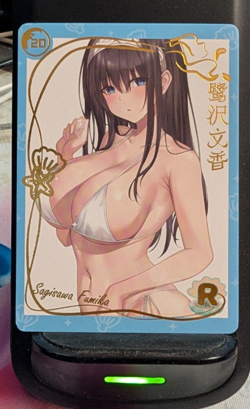 Sagisawa Fumika idolM@ster R-20 Genki Parade Goddess Story Card Waifu Anime - Image 1