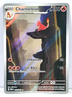 Charmeleon Holo Illustration Full Art Card 169/165 Scarlet & Violet 151 Pokemon - Image 1