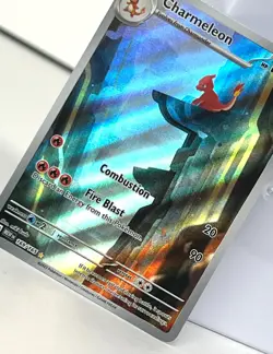 Charmeleon Holo Illustration Full Art Card 169/165 Scarlet & Violet 151 Pokemon - Image 3