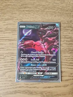Yveltal GX 79/131 Ultra Rare Holo Pokemon Card Sun & Moon Forbidden Light NM - Image 1