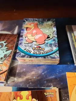 130 + Topps Blue,Black and Red Label Pokemon cards + foils & subset cards - Image 2