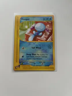 Pokemon TCG Wooper Aquapolis 66/147 Regular Common Card - Image 1