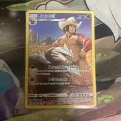 Excadrill & Clay 246/236 Cosmic Eclipse NM Trainer Secret Rare Pokemon Card - Image 1