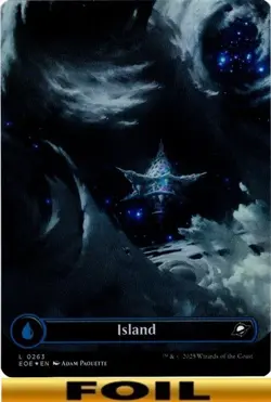 ISLAND - #263 - FOIL FULL ART - Edge of Eternities - NM MTG - Image 1