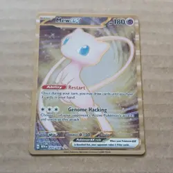 Pokemon Mew EX 205 Hyper Rare Full Art Holo *METAL CARD* - Image 4