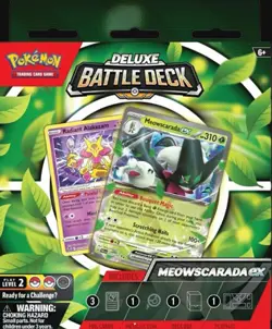 Pokemon TCG: Meowscarada EX Deluxe Battle Deck - Image 1