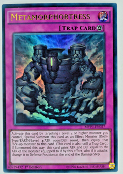 Metamorphortress - MVP1-EN027 - Ultra Rare 1st Edition - Yugioh - Image 1