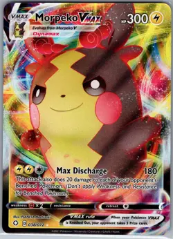 Morpeko VMAX 038/072 Shining Fates - Pokemon Card - NM - Image 1