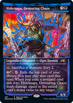 Magic MTG - Hidetsugu, Devouring Chaos - MINT/NMINT - EN - FOIL - Image 1