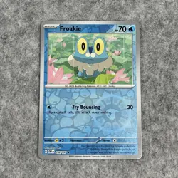 Froakie 056/197 Reverse Holo Common LP Pokemon TCG S&V Obsidian Flames OBF Mint - Image 1