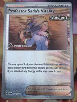Professor Sada’s Vitality 170 Pokemon Card Professor Program Stamp - Image 1