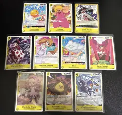 One Piece Starter Deck 7: Big Mom Pirates Theme 10 Card Lot Charlotte Pudding - Image 1
