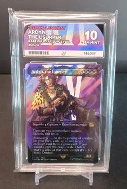MTG Final Fantasy - Ardyn, The Usurper - Surge Foil Ace Graded 10 - Image 1
