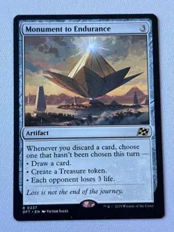 Monument to Endurance - Aetherdrift - MTG LP Magic - Image 1