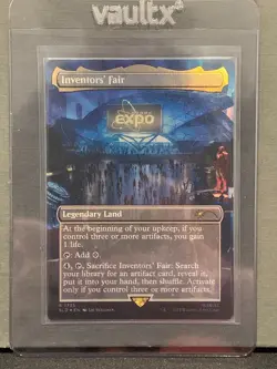 MTG SLD 1735 - Inventors' Fair - Rainbow Foil - Iron Man Marvel x Secret Lair - Image 1