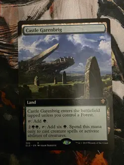 MTG Castle Garenbrig - Extended Art, NM-Mint, English Throne of Eldraine - Image 1