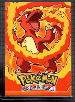 Pokemon Topps TV Animation Edition #05 Charmeleon! Blue Logo! E5 of 12 - NM - Image 1