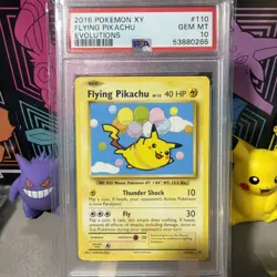 Pokemon! PSA 10 Flying Pikachu 110/108 - 2016 XY Evolutions - Gem Mint - Image 2