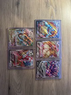 VMAX Pokemon card collection 5 card lot (All VMAX cards) - Image 1