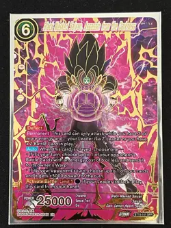 Dragon Ball Super Black Masked Saiyan Assassin from the Darkness SPR Foil Card - Image 1