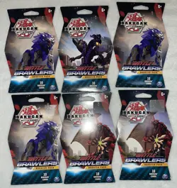 NEW SEALED Bakugan Battle Planet Brawlers Booster Packs (Lot of 6) 60 Cards - Image 1