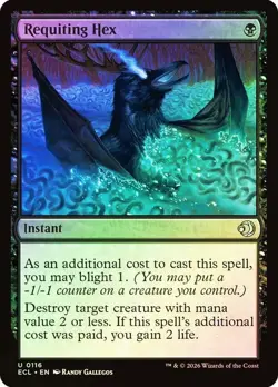 Requiting Hex Foil Lorwyn Eclipsed NM MTG - Image 1