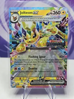 Pokemon Prismatic Evolutions Jolteon ex 030/131 Surprise Box Stamped NM - Image 1